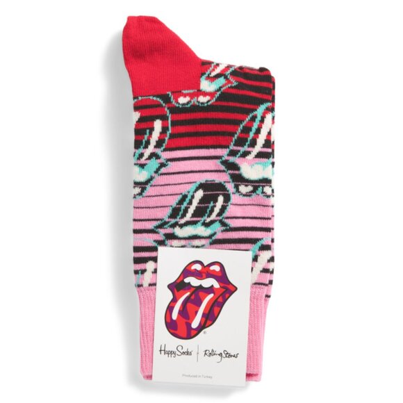 HAPPY SOCKS Multi Rolling Stones Ruby Tuesday Socks - Picture 1 of 1